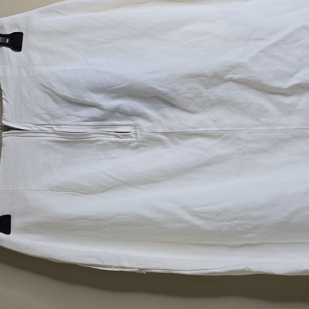 Gianni Bini Jessamine Ivory Linen Blend Skirt 2 - Picture 9 of 10